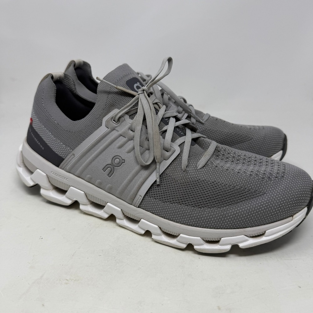 On Running Shoes Mens 13 Cloudswift Grey Road Running EUC